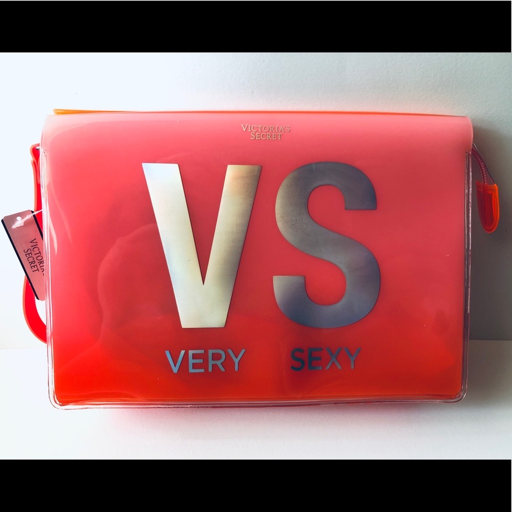 VS Very Sexy Hot Bikini Swim Holo Zipper Easy Bag